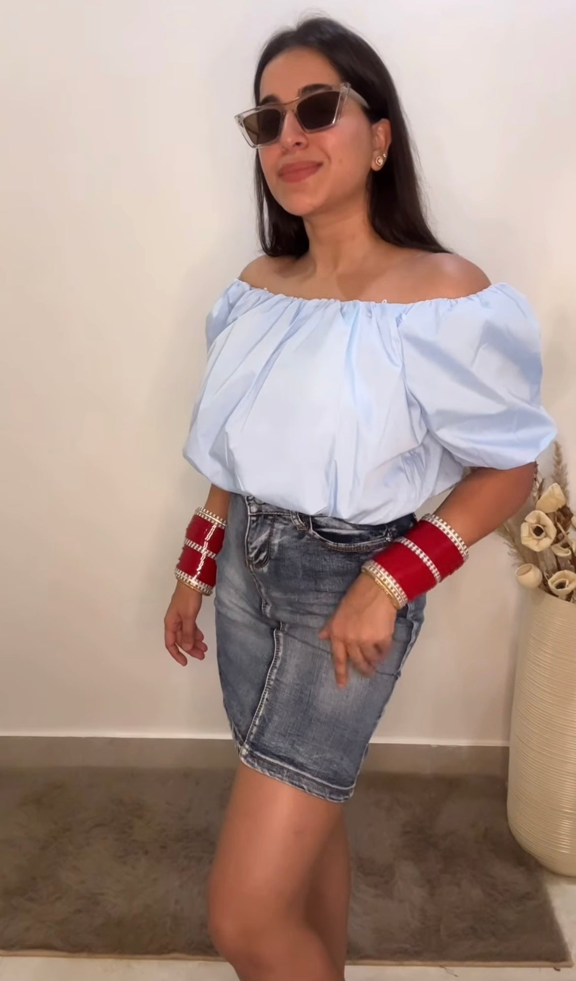 Pearl off Shoulder Top
