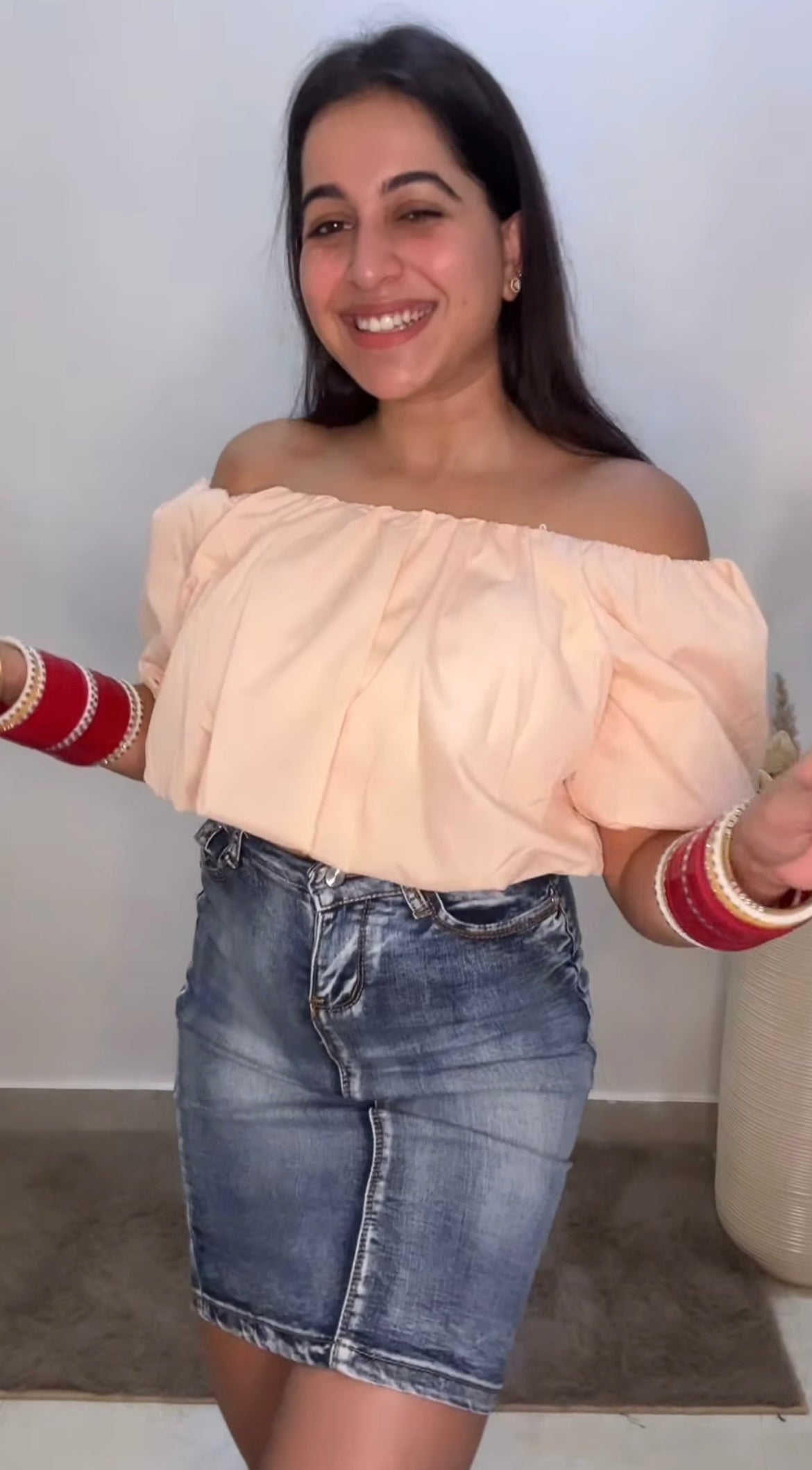Pearl off Shoulder Top