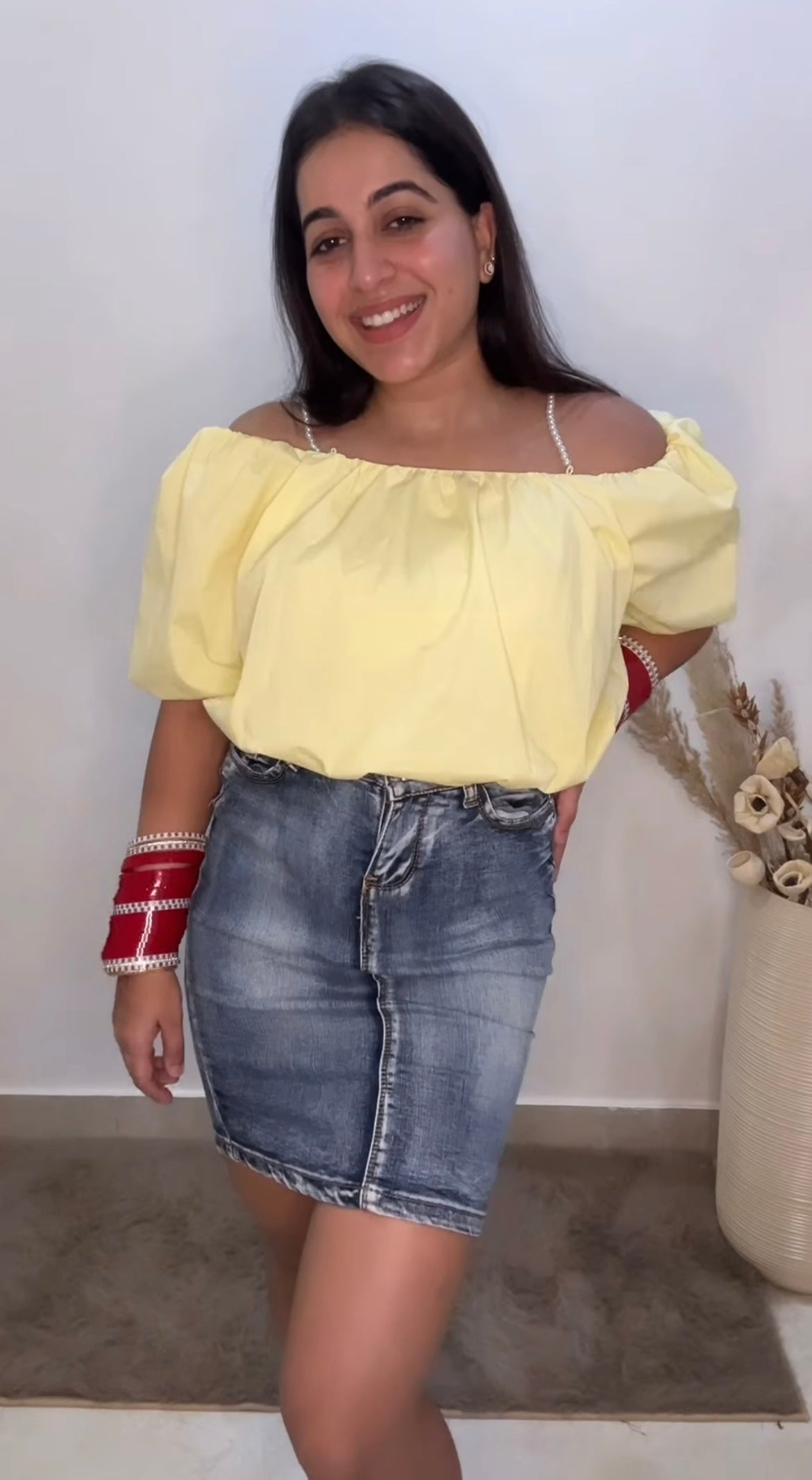 Pearl off Shoulder Top
