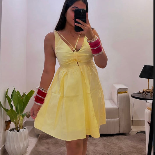 The Summer Butter Yellow Dress
